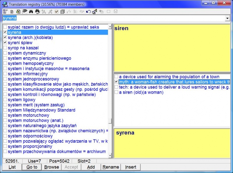 SuperMemo: Translation registry stores translation texts that correspond with the text registry in the currently selected translation language